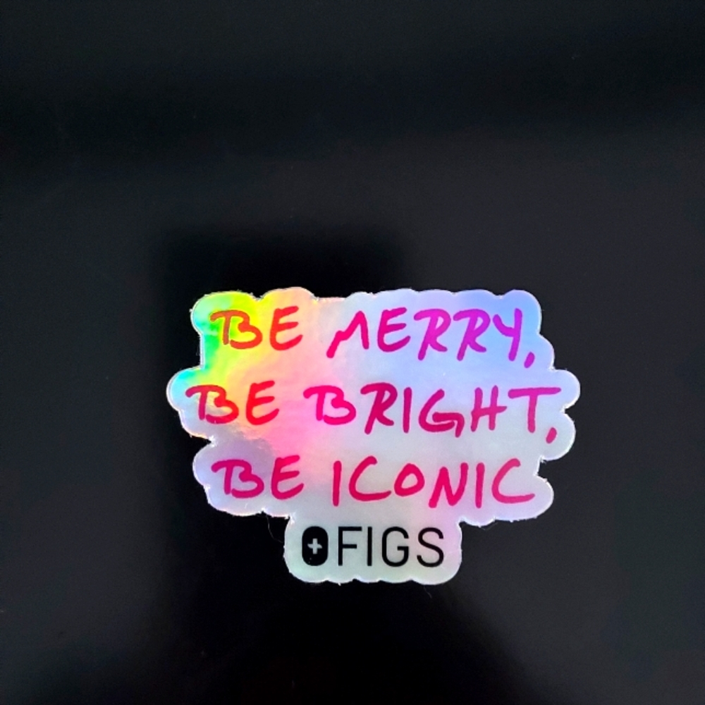 Figs scrubs Holiday sticker